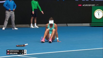 Barbora Strycova upskirt - Australian Open 2017