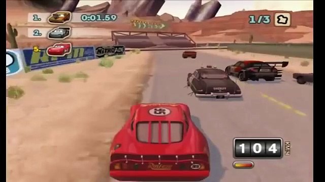 Молния Маквин Тачки - Машинка Мультик на русском полная версия Игра для детей!