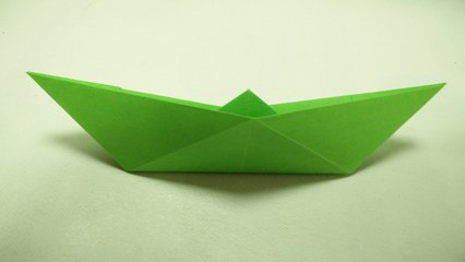 Simple Boat by *artsnorigami* - DIY  tutorial - 02