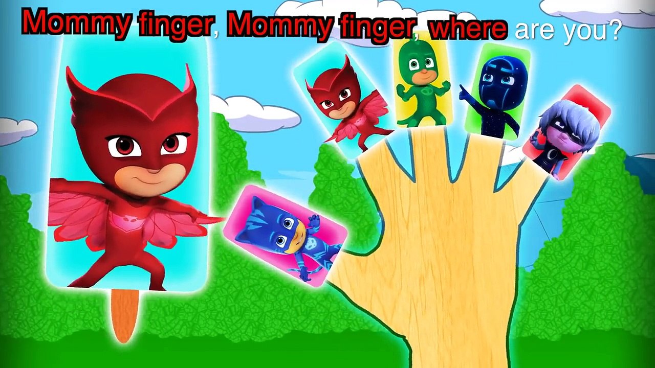 PJ Masks Finger Family Ice Cream Nursery Rhymes Lyrics / New Collection Kids Songs Видео