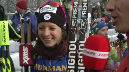 Biathlon - ChM (F) : Chevalier «On est vraiment heureuse !»