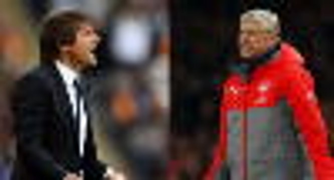 Chelsea's Conte has 'great respect' for under pressure Wenger