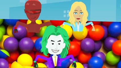 Joker vs Bad Joker Boy Frozen Elsa Kidnapped w Spiderman BAD BABY JOKER Real Life Superher