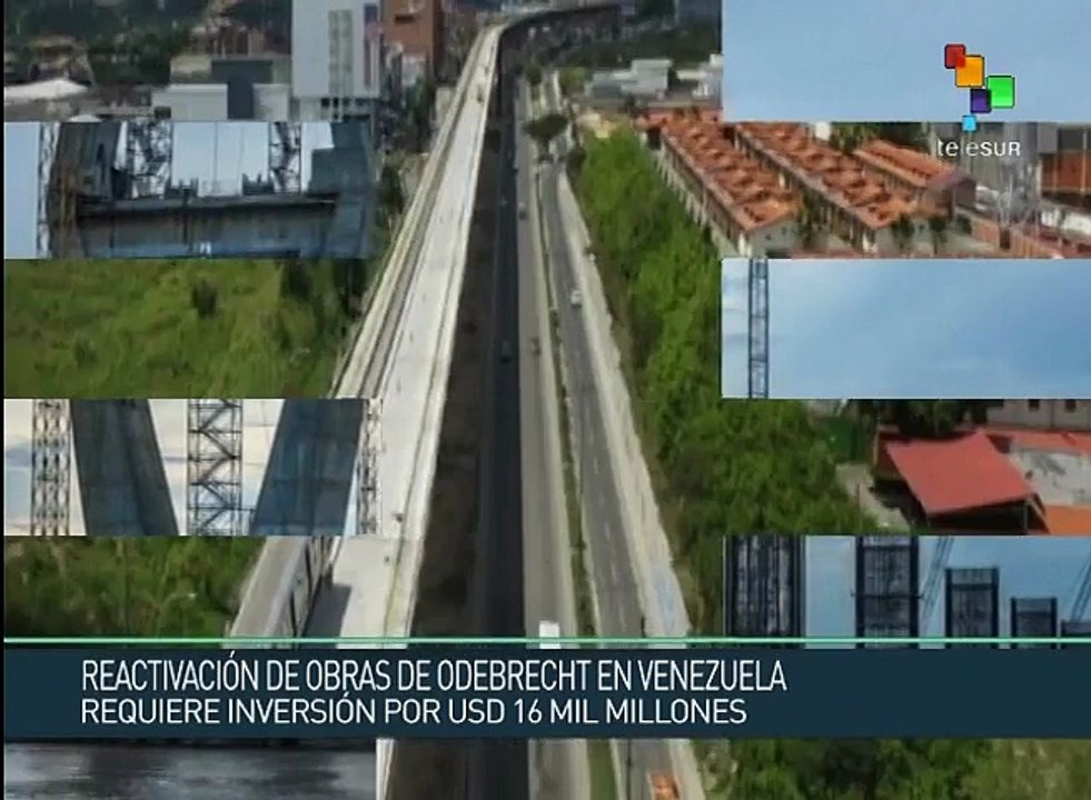 Gobierno venezolano retomará 11 obras abandonadas por Odebrecht