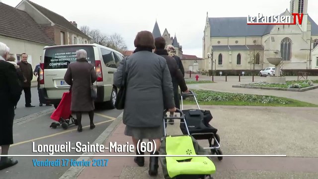 Dans un village de l'Oise, une navette pour faire ses courses