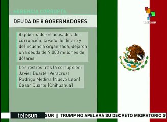 México: 8 gobernadores dejan una deuda de 9 mil mdd