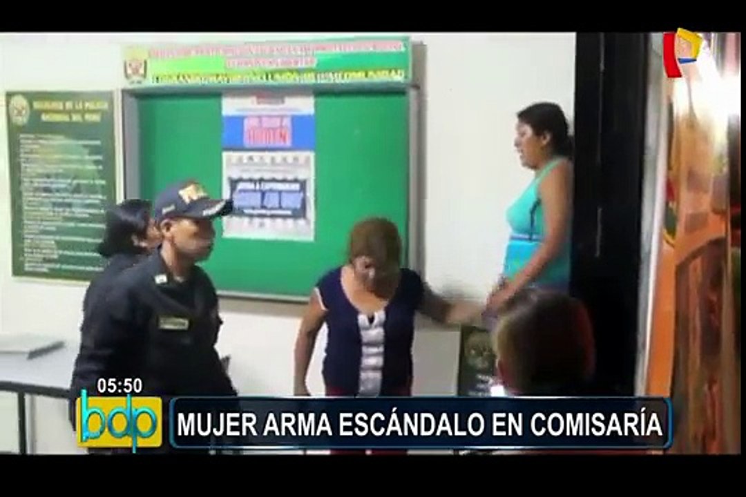 Chimbote: mujer intervenida arma escándalo e intenta escapar de comisaría
