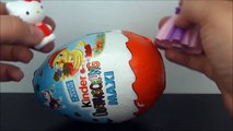 Surprise Egg Hunting with Disney Frozen Princess Play Doh Peppa Pig Giant Kinder Surprise