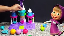 Learn Colors & Numbers Play Doh MASHA and the BEAR | MASHA TEACH Toddler Educational Creative Fun