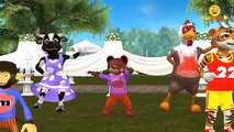Color Elephant, Gorilla, Dinosaurs Finger Family Songs | Cartoon Animals Nursery Rhymes Co