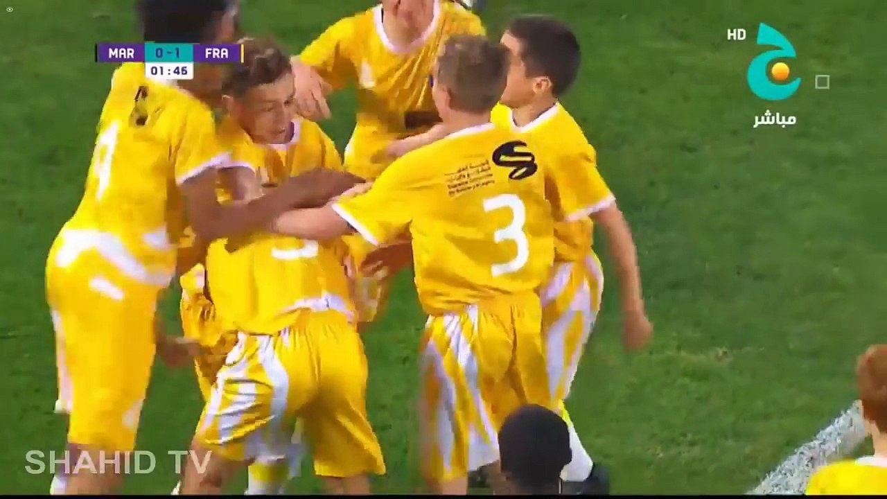 أهداف مباراة المغرب 2-2 فرنسا _ نهائي كأس (ج) العالمية 2017 _ تعليق حفيظ الدراجي