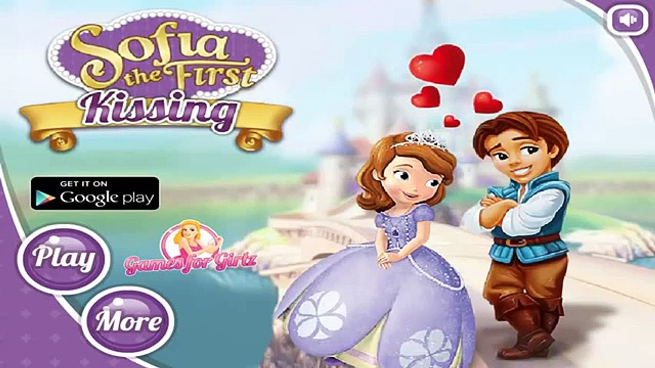 Sofia the First - Sofia the First Kissing - Disney Movie Cartoon Game for Kids in English