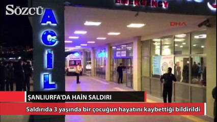 Şanlıurfa'da hain saldırı!
