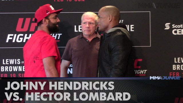 UFC Fight Night 105 media day face-offs