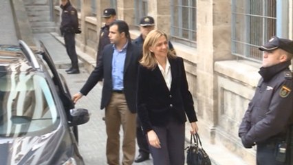La infanta "satisfecha" con la sentencia, según su abogado