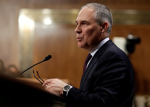 Trump's EPA pick Scott Pruitt confirmed by senate