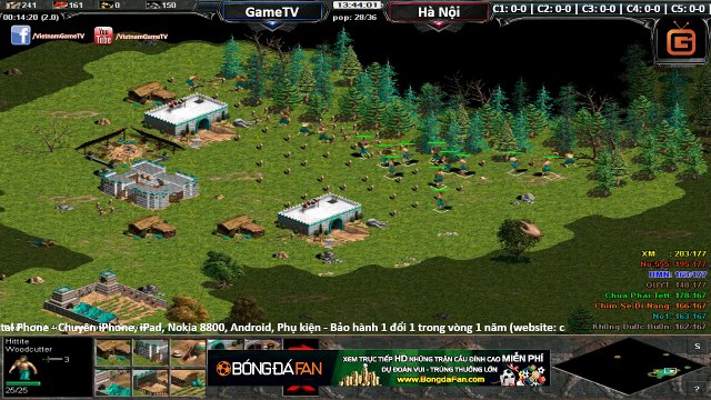 AOE Việt | GameTV vs Hà Nội ngày 02/01/2017 ★ C1T2