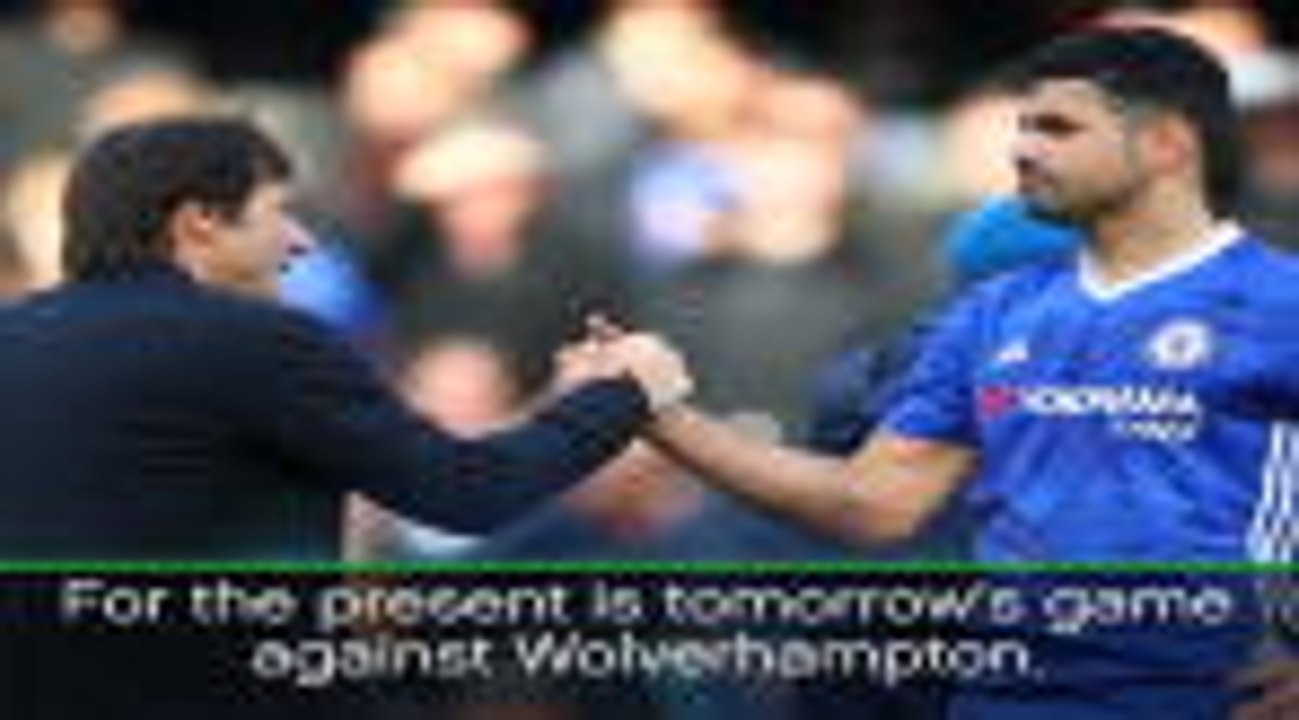 Conte confident Costa will stay at Chelsea