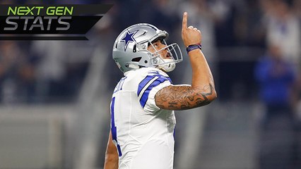 One Next Gen Stat separates Prescott from Goff and Wentz