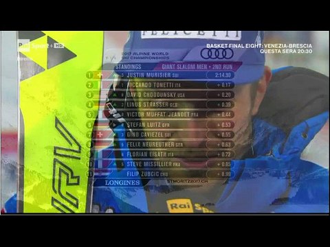 Alpine Skiing World Championships St. Moritz 2017 Giant Slalom Mens Interviews Moelgg Maurberger Eisath Tonetti