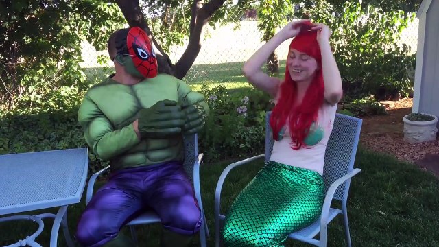 Frozen Elsa Shrinks Spiderman With Shrink Ray Toy Gun + Fun Superhero In Real Life In 4K