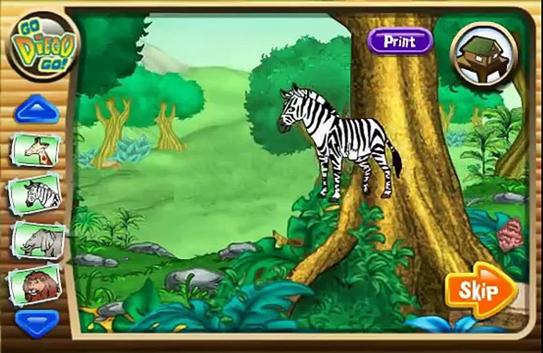 Go Diego Go! - Dora the explorer Online Games - Episode Diegos African Off Road Rescue -