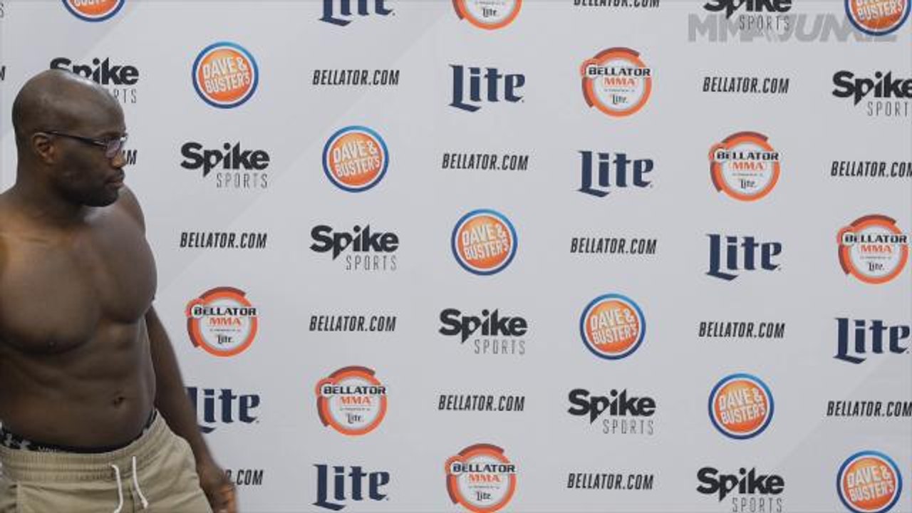 Main-card fighters step on the scale ahead of Bellator 172 in San Jose