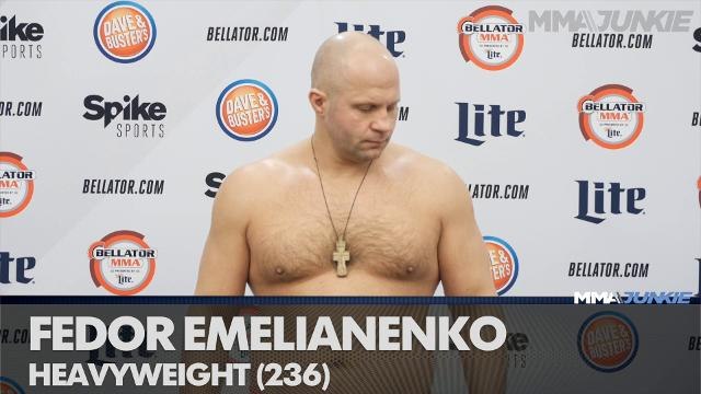 The main event for Bellator 172 is on weight and ready to go in San Jose