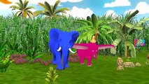 Гигантские Животные Палец Семейные Песни | Горилла Против Динозавров Для Детей | Животные Цвета Видео Для Детей