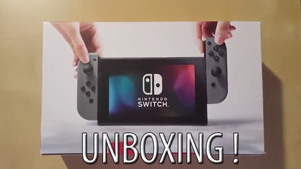 Unboxing Nintendo Switch