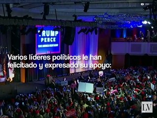Así reaccionaron algunos líderes políticos y celebridades tras triunfo de Trump