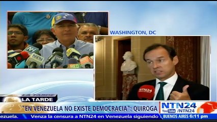 “Venezuela está demostrando en estos días que es una dictadura y el hemisferio debe actuar en la OEA”: expresidente boliviano Jorge Quiroga