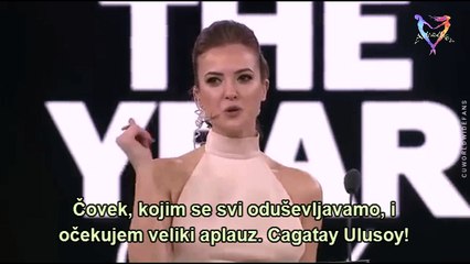 Çağatay Ulusoy - GQ Türkiye Men of the Year 2016 Preuzimanje nagrade