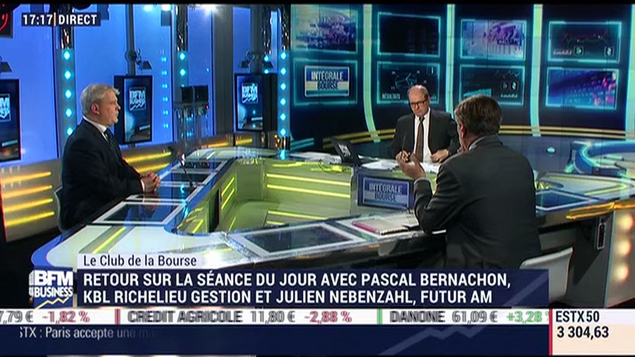 Le Club de la Bourse: Pascal Bernachon, Julien Nebenzahl et Alexandre Baradez - 17/02