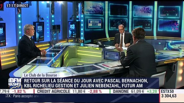 Le Club de la Bourse: Pascal Bernachon, Julien Nebenzahl et Alexandre Baradez - 17/02