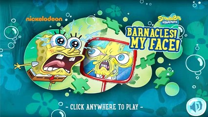 SpongeBob Squarepants Barnacles My Face - Cartoon Game for Kids - New SpongeBob