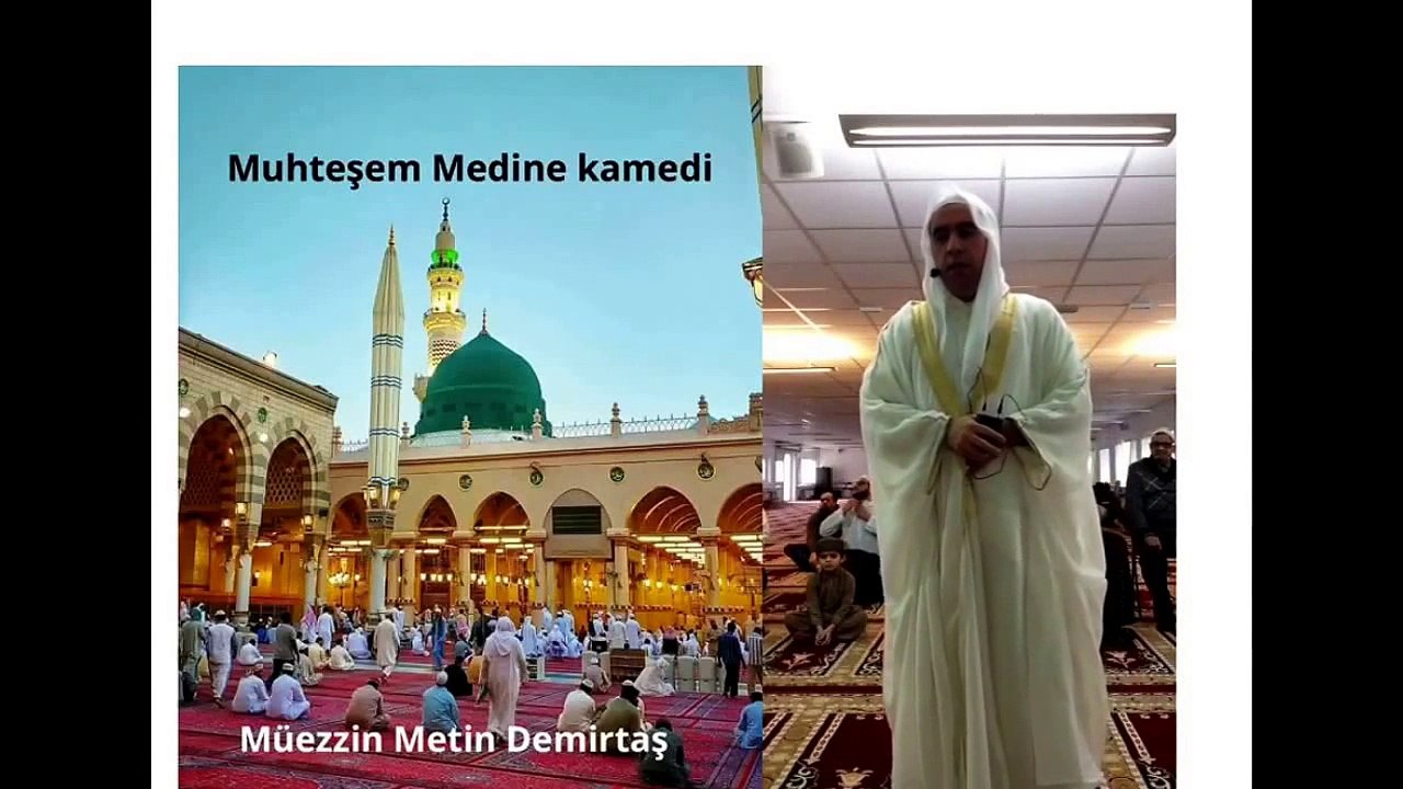 Metin Demirtas. Medine de namaz icin kamet. Iqama al salah. Beautiful islamic call to prayer. Islamic call to prayer mp3. Kamet nasil getirilir. Kamet nasil okunur. Kabe imami taklidi. Kabe imami Mahir. Kabe muezzini ezan. Kabe müezzin. Sheikh Ali Mullah.