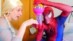 Spiderman Frozen Elsa Baby Prank Snow White Superman and Hulk Anna Love Story Superhero in