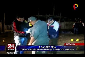 Barranca: sicarios asesinan a dos personas en plena vía pública