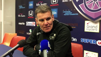 Richard McClintock après la victoire du SA XV face à Bourgoin