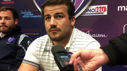 Kévin Le Guen après la victoire du SA XV face à Bourgoin