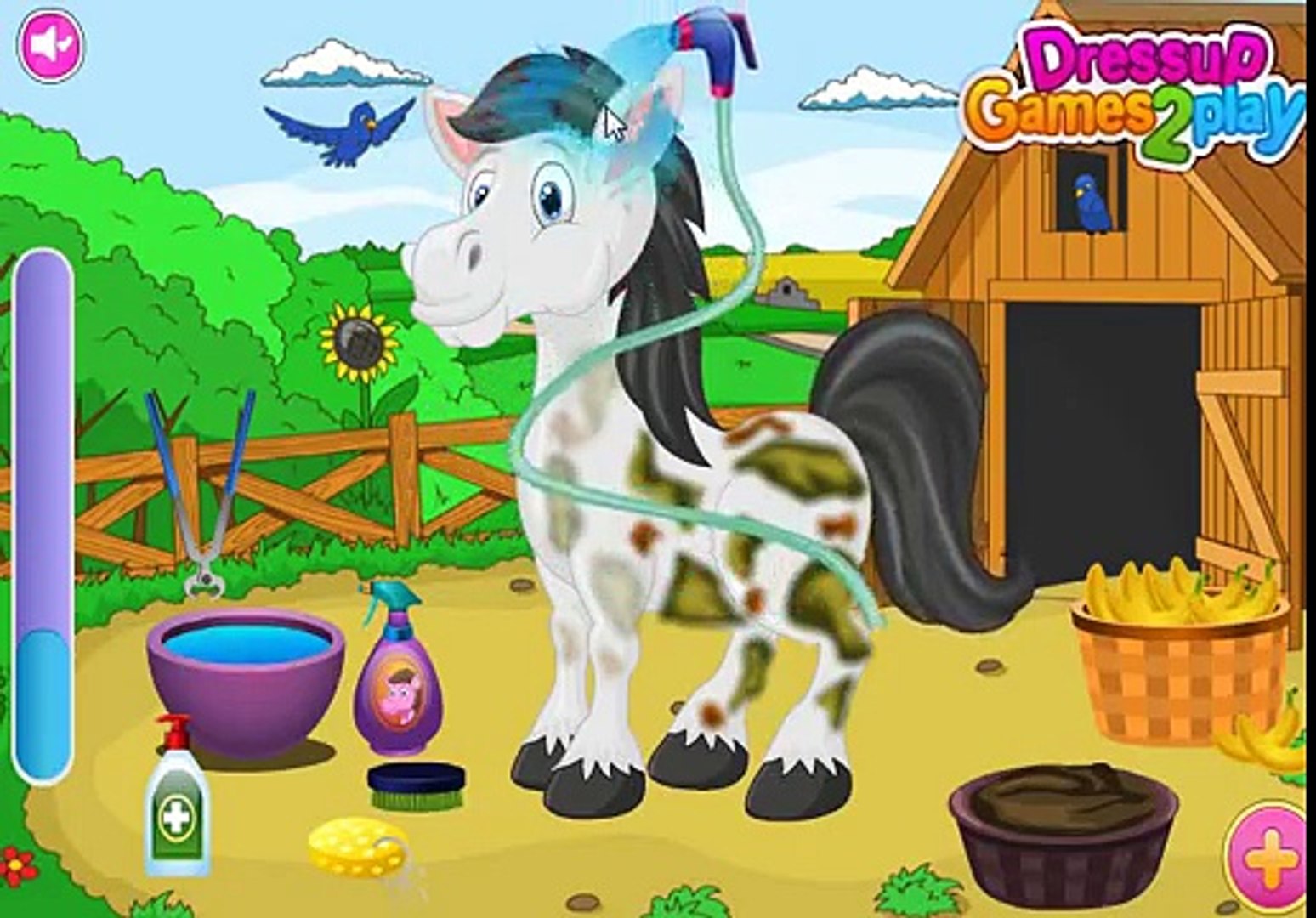 ⁣Уход за лошадкой (Pet Horse Care) - Pet Care Game for Kids - Cartoon for children