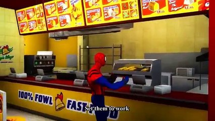 Spiderman Kids Songs ♪ Lavenders blue ♪ Nursery Rhymes with Lightning McQueen