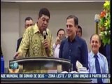 João Dória visita Valdemiro Santiago na igreja Mundial e surpreende a todos