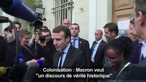 Colonisation : Macron veut «un discours de vérité historique»