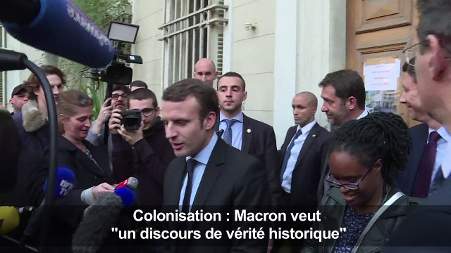 Colonisation : Macron veut un discours de vérité historique