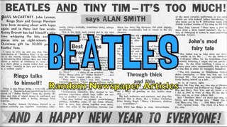Beatles Newspaper articles