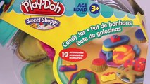 Play Doh Candy Jar How to make Playdough Sweet Confections Hasbro Toys Clay Set