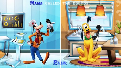 Five Little Mickey Mouse Clubhouse Baby Friends Jumping on the Bed