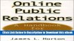 PDF Online Public Relations: A Handbook for Practitioners PDF Book Free